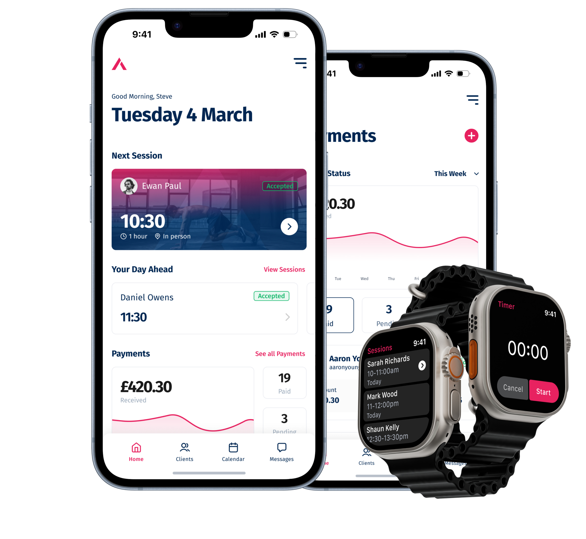 Atlas product on mobile and watch